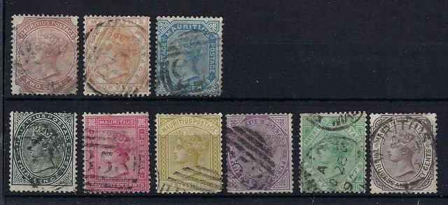 Image of Mauritius SG 92/100 FU British Commonwealth Stamp